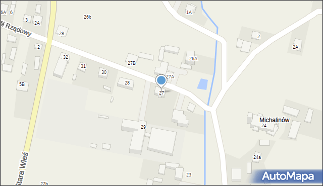 Wzdół-Kolonia, Wzdół-Kolonia, 27, mapa Wzdół-Kolonia