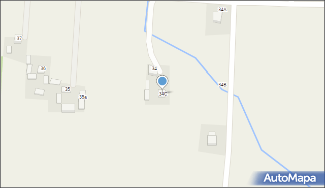 Wzdół-Parcele, Wzdół-Parcele, 34C, mapa Wzdół-Parcele