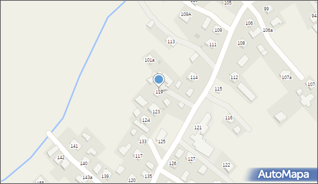 Wzdów, Wzdów, 119, mapa Wzdów