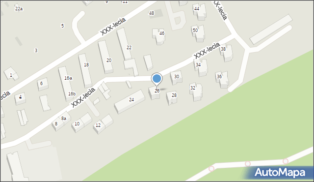 Kamieniec Ząbkowicki, XXX-lecia, 26, mapa Kamieniec Ząbkowicki