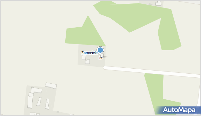 Baranowo, Zamoście, 3, mapa Baranowo