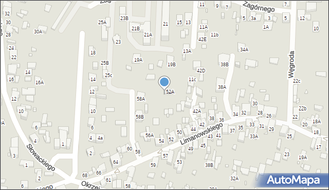 Będzin, Zagórnego Bolesława, mjr., 19, mapa Będzin