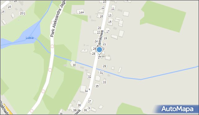 Bielsk Podlaski, Zamkowa, 27, mapa Bielsk Podlaski