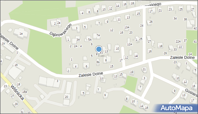 Bochnia, Zalesie Dolne, 6E, mapa Bochni