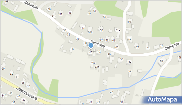 Bochotnica, Zamłynie, 40, mapa Bochotnica