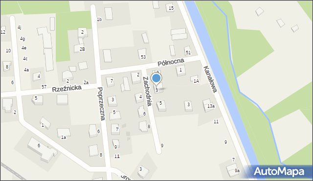 Bolszewo, Zachodnia, 3, mapa Bolszewo