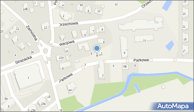 Bolszewo, Zamostna, 6, mapa Bolszewo