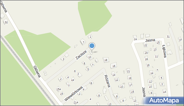 Boszkowo-Letnisko, Zacisze, 12, mapa Boszkowo-Letnisko