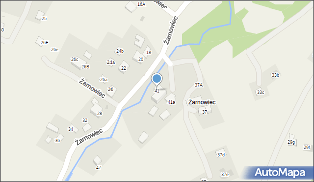 Brenna, Żarnowiec, 41, mapa Brenna