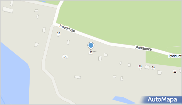 Brok, Zamoście, 33, mapa Brok