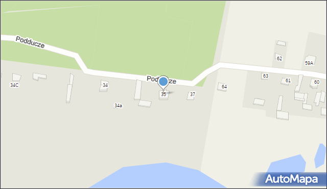 Brok, Zamoście, 35, mapa Brok