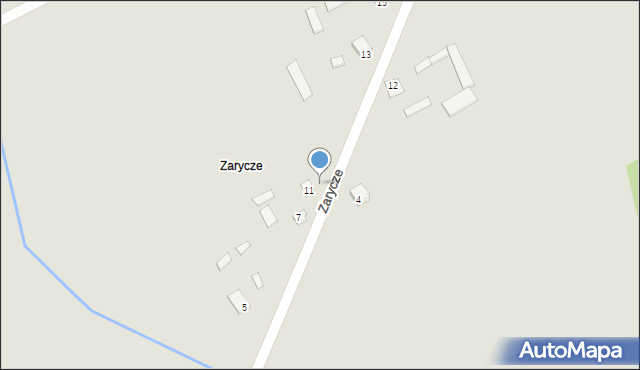 Brok, Zarycze, 9, mapa Brok