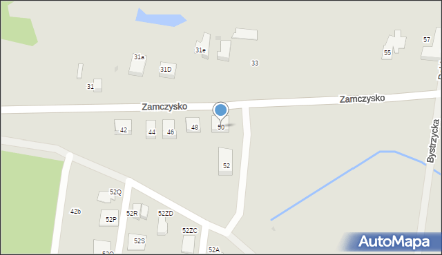 Bydgoszcz, Zamczysko, 50, mapa Bydgoszczy