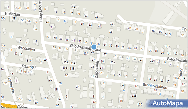 Chełm, Zapolskiej Gabrieli, 19, mapa Chełma