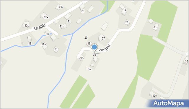 Chocznia, Zarąbki, 35, mapa Chocznia