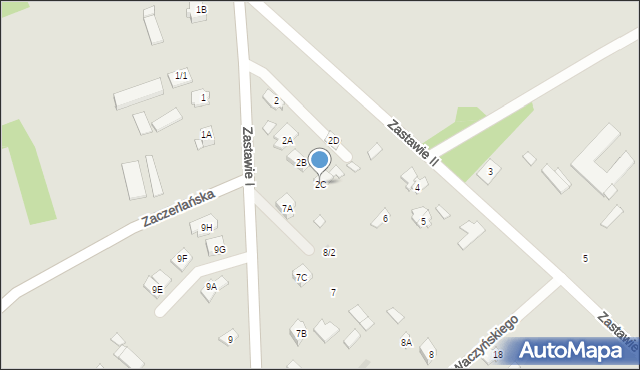 Choroszcz, Zastawie I, 2C, mapa Choroszcz