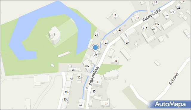 Ciepłowody, Ząbkowicka, 26, mapa Ciepłowody