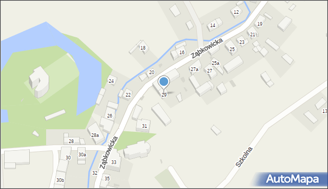 Ciepłowody, Ząbkowicka, 29, mapa Ciepłowody