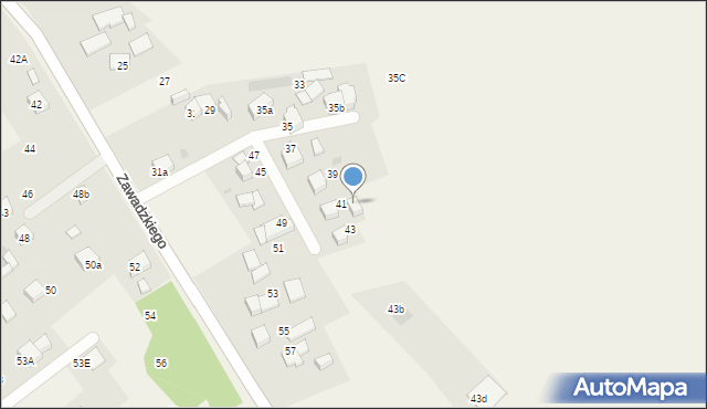 Ćwiklice, Zawadzkiego Aleksandra, gen., 41a, mapa Ćwiklice
