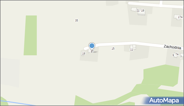 Czaniec, Zachodnia, 13, mapa Czaniec