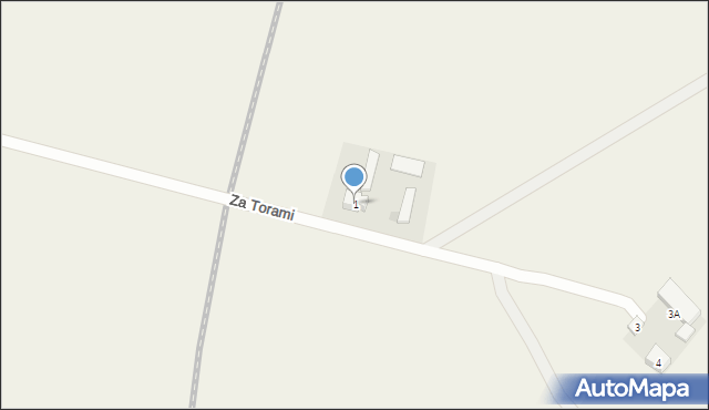 Czarlin, Za Torami, 1, mapa Czarlin