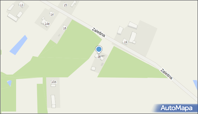 Czempisz, Zaleśna, 18, mapa Czempisz