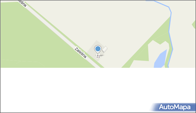 Czempisz, Zaleśna, 21, mapa Czempisz