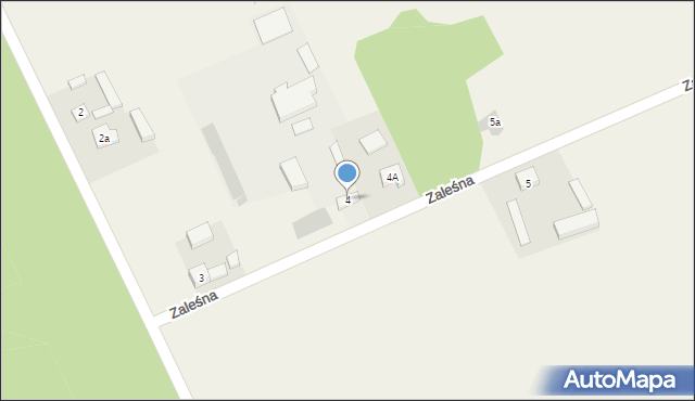 Czempisz, Zaleśna, 4, mapa Czempisz