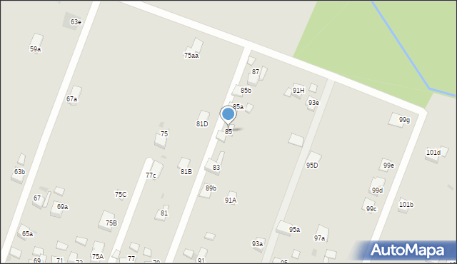 Czerwionka-Leszczyny, Zabrzańska, 85, mapa Czerwionka-Leszczyny