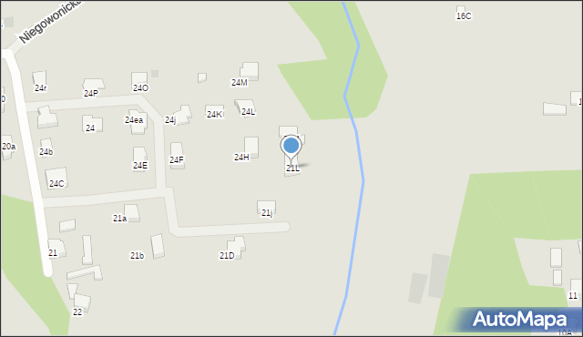 Dąbrowa Górnicza, Zagórcze, 21L, mapa Dąbrowa Górnicza