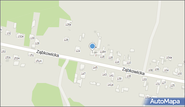 Dąbrowa Górnicza, Ząbkowicka, 122, mapa Dąbrowa Górnicza