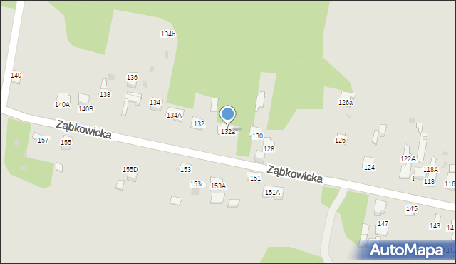 Dąbrowa Górnicza, Ząbkowicka, 132a, mapa Dąbrowa Górnicza