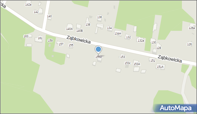 Dąbrowa Górnicza, Ząbkowicka, 155D, mapa Dąbrowa Górnicza