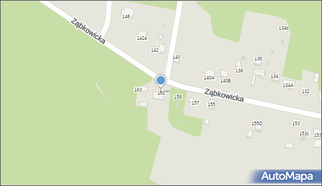 Dąbrowa Górnicza, Ząbkowicka, 161, mapa Dąbrowa Górnicza