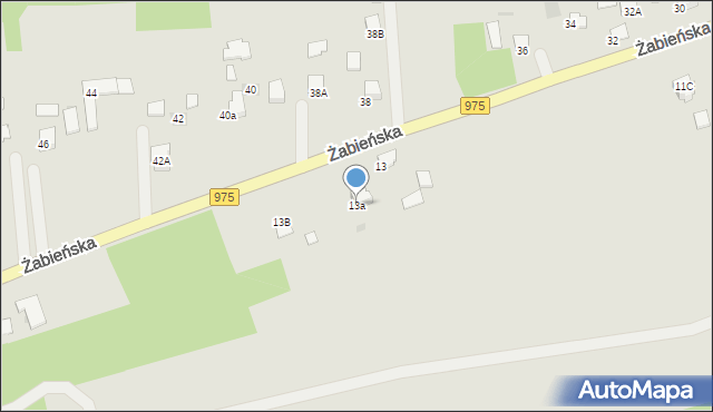 Dąbrowa Tarnowska, Żabieńska, 13a, mapa Dąbrowa Tarnowska