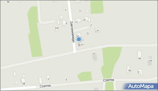 Dąbrowa Tarnowska, Zakrzewskiego Ludwika, 25, mapa Dąbrowa Tarnowska