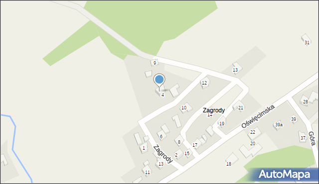 Dankowice, Zagrody, 7, mapa Dankowice