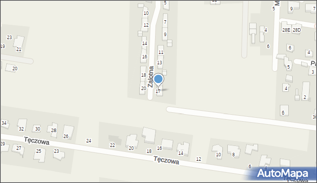 Dawidy Bankowe, Zalotna, 17, mapa Dawidy Bankowe