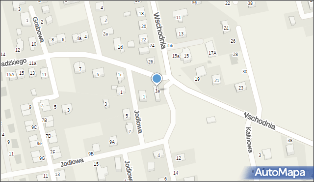 Długołęka, Zawadzkiego Aleksandra, gen., 1a, mapa Długołęka