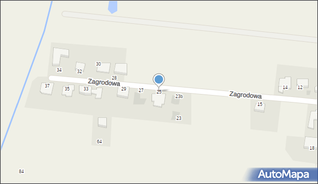 Dobra, Zagrodowa, 25, mapa Dobra