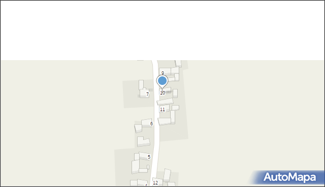 Domaniowice, Zameczno, 10, mapa Domaniowice