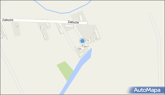 Dubienka, Zabuże, 5B, mapa Dubienka