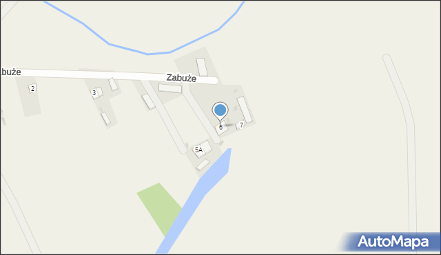 Dubienka, Zabuże, 6, mapa Dubienka