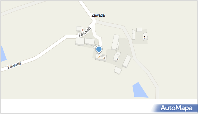 Dziadoszyce, Zawada, 2, mapa Dziadoszyce