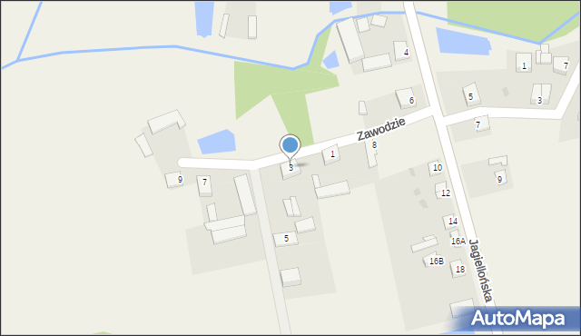 Dzierzgowo, Zawodzie, 3, mapa Dzierzgowo