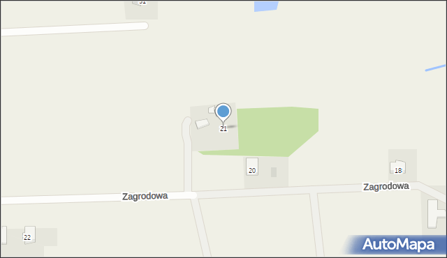 Frydrychowice, Zagrodowa, 21, mapa Frydrychowice