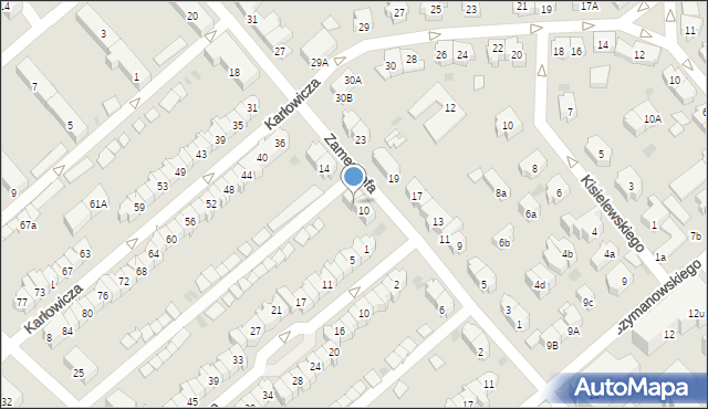 Gdańsk, Zamenhofa Ludwika, dr., 12, mapa Gdańska