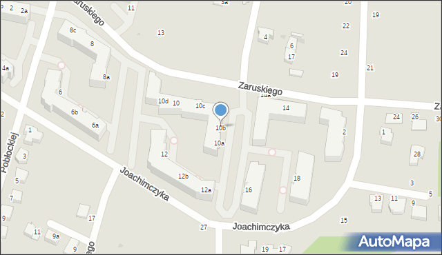 Gdynia, Zaruskiego Mariusza, gen., 10b, mapa Gdyni