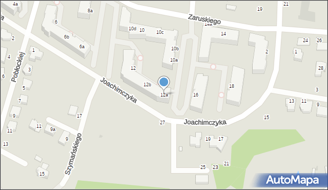 Gdynia, Zaruskiego Mariusza, gen., 12a, mapa Gdyni