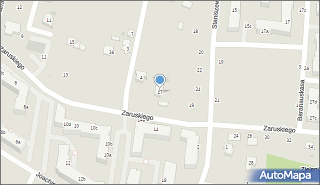 Gdynia, Zaruskiego Mariusza, gen., 17, mapa Gdyni